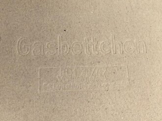 Luftschutz Gasbettchen, unvollständig