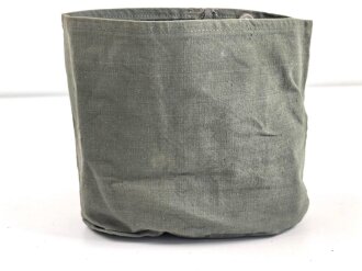 Tasche für ein Kochgeschirr der Wehrmacht. Datiert 1938. Nicht aus einem Tornister herausgetrennt, sondern exakt so verausgabt.