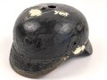 Kaiserreich, Korpus für eine Pickelhaube für Mannschaftenm war zu einer Feuerwehrhaube umgebaut