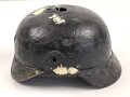 Kaiserreich, Korpus für eine Pickelhaube für Mannschaftenm war zu einer Feuerwehrhaube umgebaut