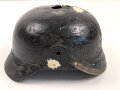 Kaiserreich, Korpus für eine Pickelhaube für Mannschaftenm war zu einer Feuerwehrhaube umgebaut