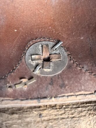 Kaiserreich, Korpus für eine Pickelhaube für Mannschaften, Kammerstück "K.B.A.G. 1916"
