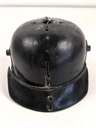 Kaiserreich, Korpus für eine Pickelhaube für Mannschaften, Kammerstück "K.B.A.G. 1916"