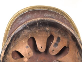 Kaiserreich, Korpus für eine Pickelhaube für Mannschaften, Kammerstück "K.B.A.G. 1916"