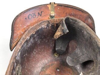 Kaiserreich, Korpus für eine Pickelhaube für Mannschaften, Kammerstück "Infanterie Regiment 132"
