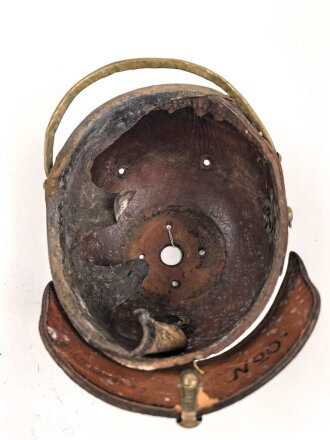 Kaiserreich, Korpus für eine Pickelhaube für Mannschaften, Kammerstück "Infanterie Regiment 132"