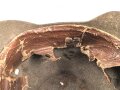1.Weltkrieg, Korpus für eine Pickelhaube für Mannschaften aus Filz, Klebstoffreste innen