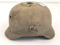 1.Weltkrieg, Korpus für eine Pickelhaube für Mannschaften aus Filz, Klebstoffreste innen
