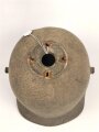 1.Weltkrieg, Korpus für eine Pickelhaube für Mannschaften aus Filz, Klebstoffreste innen