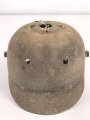 1.Weltkrieg, Korpus für eine Pickelhaube für Mannschaften aus Filz, Klebstoffreste innen