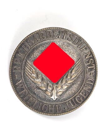 Reichsarbeitsdienst weibliche Jugend, Auflage für ein Fotoalbum, Durchmesser 39mm