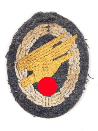 Fallschirmschützenabzeichen Luftwaffe. Stoffausführung