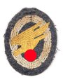 Fallschirmschützenabzeichen Luftwaffe. Stoffausführung