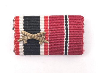 Bandspange Kriegsverdienstkreuz 2. Klasse mit Schwertern,...