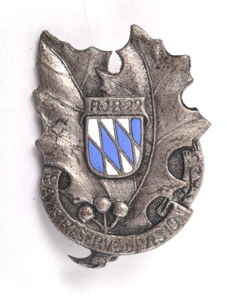 Bayern, Reserve Infanterie Regiment 22, Kappenabzeichen ? Höhe knapp 30mm