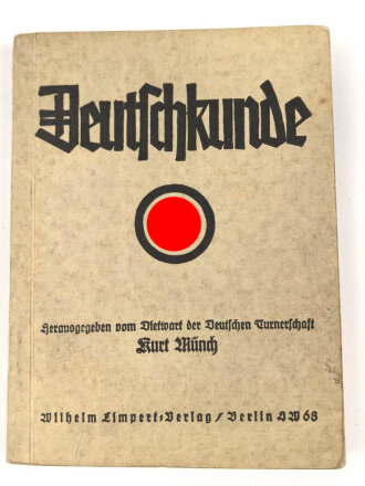 "Deutschkunde" datiert 1934, 341 Seiten, DIN A6