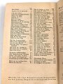 "Morgen marschieren wir - Liederbuch der deutschen Soldaten" datiert 1941, 219 Seiten, DIN A5