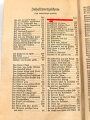 "Morgen marschieren wir - Liederbuch der deutschen Soldaten" datiert 1941, 219 Seiten, DIN A5