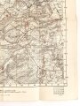 1. Weltkrieg "Verdun, Mittlere Maas-Toul.Nancy" 49 x 53cm, datiert 3.7.1916