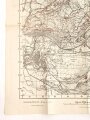 1. Weltkrieg "Verdun, Mittlere Maas-Toul.Nancy" 49 x 53cm, datiert 3.7.1916