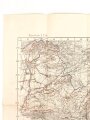 1. Weltkrieg "Verdun, Mittlere Maas-Toul.Nancy" 49 x 53cm, datiert 3.7.1916