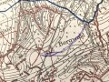 1. Weltkrieg "Verdun, Mittlere Maas-Toul.Nancy" 49 x 53cm, datiert 3.7.1916