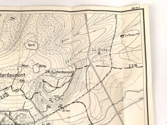 1. Weltkrieg "Kampfgelände um Fort Vaux in der...