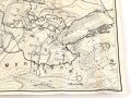 1. Weltkrieg "Kampfgelände um Fort Vaux in der Zeit vom März bis November 1916" 64 x 63cm