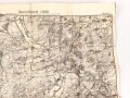 1. Weltkrieg , Verdun und Umgebung"Übersichtskarte mit feindlichern Stellungen nach dem Stande vom 2. August 1915" 62 x 68 cm