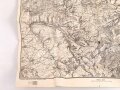 1. Weltkrieg , Verdun und Umgebung"Übersichtskarte mit feindlichern Stellungen nach dem Stande vom 2. August 1915" 62 x 68 cm
