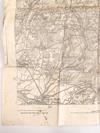 1. Weltkrieg "24. Mezieres. Bl. 5" 74 x 94 cm