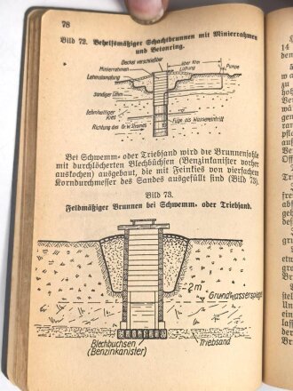 Ergänzungsheft zur H.Dv. 316 "Pionierdienst aller Waffen - Ergänzungsheft" datiert 1941, 105 Seiten, über DIN A6