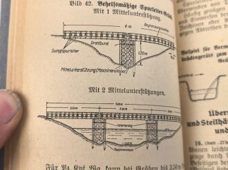 Ergänzungsheft zur H.Dv. 316 "Pionierdienst aller Waffen - Ergänzungsheft" datiert 1941, 105 Seiten, über DIN A6
