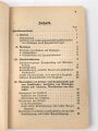 Ergänzungsheft zur H.Dv. 316 "Pionierdienst aller Waffen - Ergänzungsheft" datiert 1941, 105 Seiten, über DIN A6