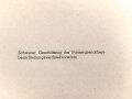 Dekorativer Druck aus der Zeit des zweiten Weltkrieges "Schwerer Geschützzug der Panzergrenadiere beim Stellungswechsel vorwärts" Maße: 24,5 x 30,5 cm