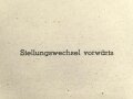 Dekorativer Druck aus der Zeit des zweiten Weltkrieges "Stellungswechsel vorwärts" Maße: 24,5 x 30,5 cm