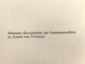 Dekorativer Druck aus der Zeit des zweiten Weltkrieges "Schwerer Granatwerfer der Panzergrenadiere im Kampf vom Fahrzeug" Maße: 24,5 x 30,5 cm