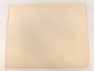 Dekorativer Druck aus der Zeit des zweiten Weltkrieges "Wichtige Medlung erreicht den Kommandeur eines Panzergrenadier-Regiments" Maße: 24,5 x 30,5 cm