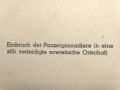 Dekorativer Druck aus der Zeit des zweiten Weltkrieges "Einbruch der Panzergrenadiere in eine zäh verteidigte sowjetischen Ortschaft" Maße: 24,5 x 30,5 cm