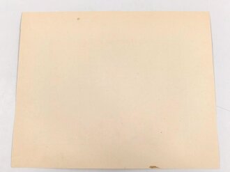 Dekorativer Druck aus der Zeit des zweiten Weltkrieges "Nächtlicher Kampf" Maße: 24,5 x 30,5 cm