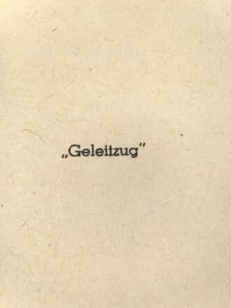 Dekorativer Druck aus der Zeit des zweiten Weltkrieges "Geleitzug" Maße: 24,5 x 30,5 cm