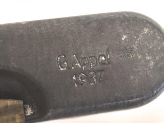 RG 34, Reinigungsgerät 34  Wehrmacht. Hersteller G.Appel 1937