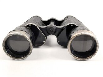 Dienstglas 10 x 50 Wehrmacht. Hersteller beh. Klare Durchsicht, Strichplatte rechts deutlich. verstellring schwer gängig