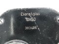 Dienstglas 10 x 50 Wehrmacht. Hersteller beh. Klare Durchsicht, Strichplatte rechts deutlich. verstellring schwer gängig