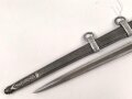 Dolch für Offiziere der Luftwaffe. Saubere Klinge von Hörster Solingen. Zusammengehörig, guter Gesamtzustand