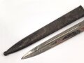Extraseitengewehr KS98 für Angehörige des Heeres mit Klingenätzung. Hersteller Eickhorn Solingen. Klinge in gutem Zustand, sonst eher bescheiden