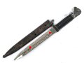Extraseitengewehr KS98 für Angehörige des Heeres mit Klingenätzung. Hersteller Eickhorn Solingen. Klinge in gutem Zustand, sonst eher bescheiden