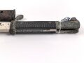 Extraseitengewehr KS98 für Angehörige des Heeres mit Klingenätzung. Hersteller Eickhorn Solingen. Klinge in gutem Zustand, sonst eher bescheiden