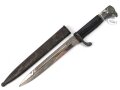Extraseitengewehr KS98 für Angehörige des Heeres mit Klingenätzung. Hersteller Eickhorn Solingen. Klinge in gutem Zustand, sonst eher bescheiden