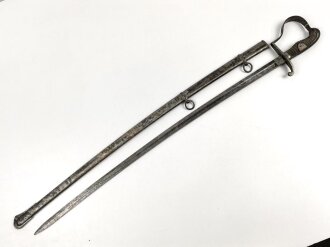 Preusssen Säbel, Eigentumstsück mit beidseitiger Klingenätzung. Bescheidener Zustand, sicherlich zu verbessern